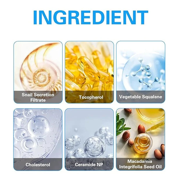 𝐒𝐧𝐚𝐢𝐥 𝐌𝐮𝐜𝐢𝐧 92% Moisturizer Daily Face Gel Cream, Crema de Baba de Caracol Original, Snail Secretion Filtrate Nourishing C...