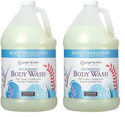 Ginger Lily Farms Botanicals Nourishing Body Wash, Island Tranquility, 100% Vegan & Cruelty-Free, Green Tea & Lemongrass S...