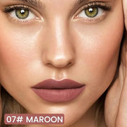 evpct Longwear Liquid Lip Liner Stain Marker Pen Long Lasting Waterproof, Maroon Dusty Mauve Matte Semi Permanent 24 Hour ...