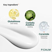 P.CALM Cato Lotion – Glutathione & Centella Asiatica for Hydrating, Soothing, Korean Vegan Facial Moisturizer for Sensitiv...