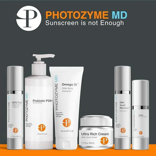 PHOTOZYME iQuad Total Eye Therapy with DNA Repair Enzymes | Anti Aging Eye Cream | Use to Reduce Bags, Dark Circles, Puffi...