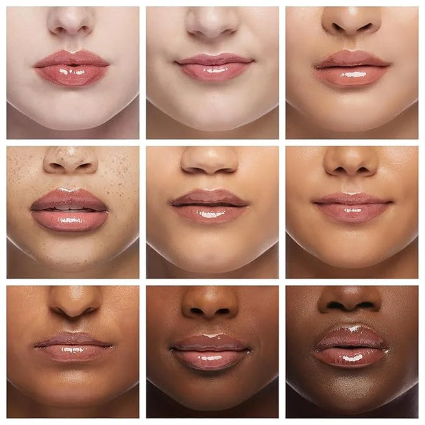 Ruby Kisses Lip Gloss Butter Bomb Gloss Non-Sticky Lip Gloss Vitamin E Natural Nude Lip Makeup - 7.8mL (0.26 US fl.oz) (Ta...