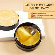 LIYALAN 24K Gold Under Eye Patches for Dark Circles and Puffiness Eye Mask Skin Care Products for Puffy Eyes Beauty for Wo...