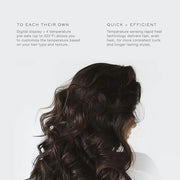 Kristin Ess Hair 1 1/4 Inch Rotating Curling Iron Pivot Wand for Beach Waves - Dual Voltage + Auto Shut Off - Long Barrel ...