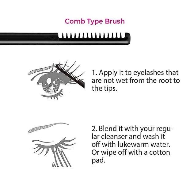 HEROINE MAKE by KISSME Mascara Duo Set | 2 Full-Size - Waterproof & Lengthening & Volume Fiber Tubing Mascara Brown + Gent...