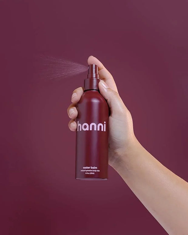 HANNI Water Balm Hydrating Body Mist, Moisturizer Spray with Hyaluronic Acid for All Skin Types, Lotion Replacement, 200 m...