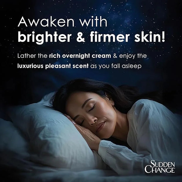 Sudden Change Revitalizing Night Cream - Face Lotion For Deep Wrinkles - Clinically Proven & Recommended By Professionals ...