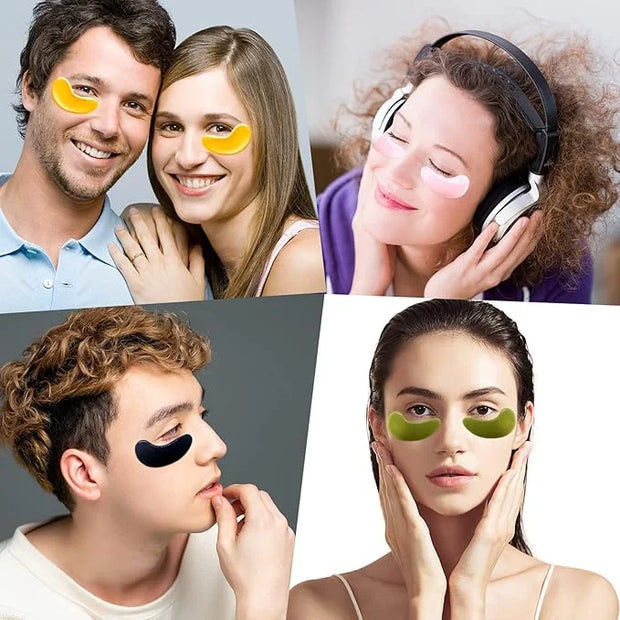 Under Eye Patches -30 Pairs Sakura Essence Eye Mask Eye Pads for Puffy Eyes, Reducing Dark Circles, Anti-Aging, Collagen E...