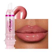 Plumping Lip Oil with Fresh Ginger Extract - Instant Fuller Lips, Ultra-Hydrating & Nourishing Glossy Lip Glow Oil, Lip Pl...