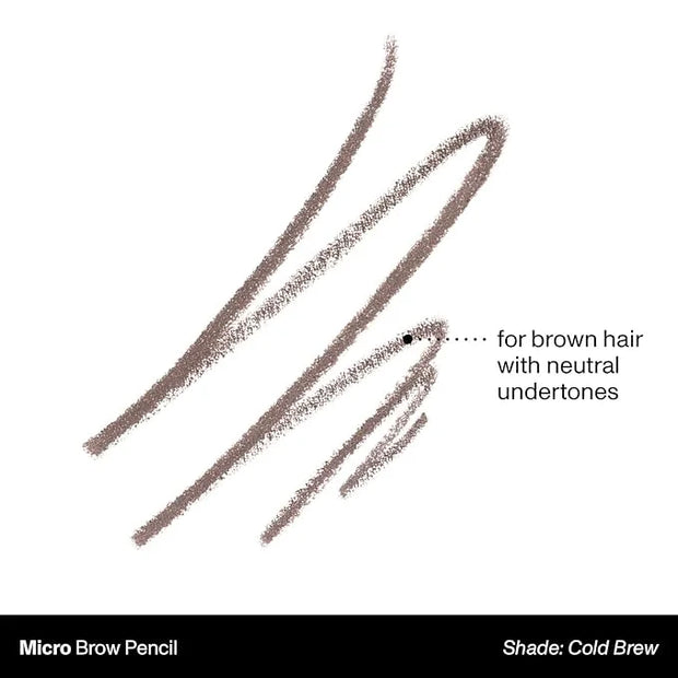 Morphe Micro Dual Eyebrow Pencil - Dual-Ended Brow Pencil Featuring a Retractable, Ultra-Precise, Pointed Tip - Richly Pig...