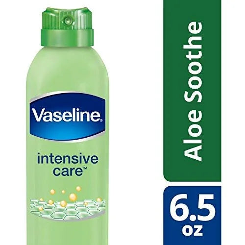 Vaseline Aloe Soothe Spray 2-Pack – Non-Greasy, Fast-Absorbing All-Over Soothing Moisturizer for Dry Skin, 6.5 Oz Ea - Pro...