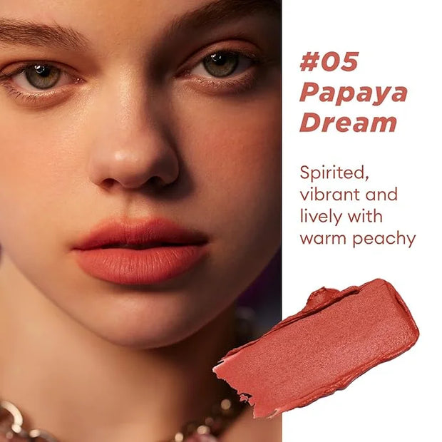 ITY Velvet Matte Finish Lip Stain-Mousse Textured Pudding Pudding