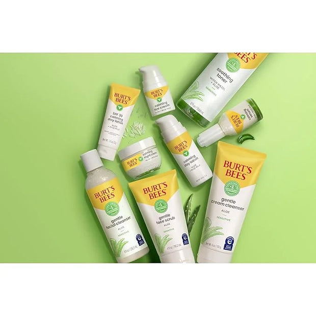 BURTS BEES SPF 30 Calming Day Face Lotion With Aloe and Rice Milk for Sensitive Skin, Sunscreen Face Lotion Soothes Rednes...