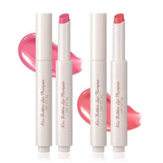 2 Colors Lip Plumper Gloss Moisturizing Lip Tint Stain Hydrating Lips Solid Serum Glossy Plumping Lip Gloss Long Lasting,W...