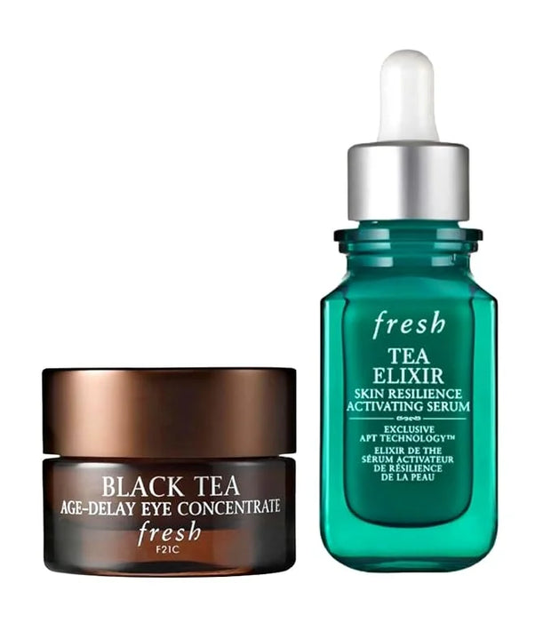 Black Tea Age-Delay Eye Concentrate Cream and Firming Tea Elixir Serum .5oz / 15mL - Product Image