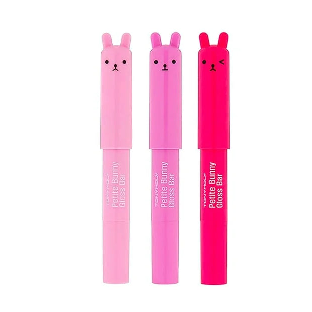 TONYMOLY Petit Bunny Lip Gloss for Women, Long Lasting Lip Crayon, Korean Lips Gloss, Vitamin E Enriched, Soften & Moistur...