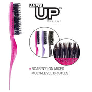 Cricket Amped Up Teasing Hair Brush - Adds Major Volume and Shine, Heat Resistant, Ideal for Slick Back, Updos, and Detang...