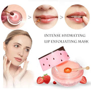 Bee Lip Balm Honey Pot, Strawberry