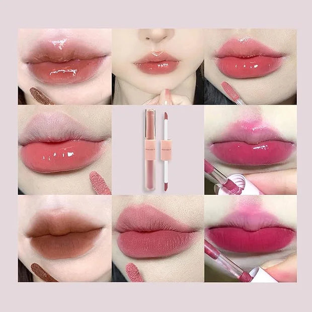 KWOLYKIM 2 In 1 Double Mirror And Matte Gloss,