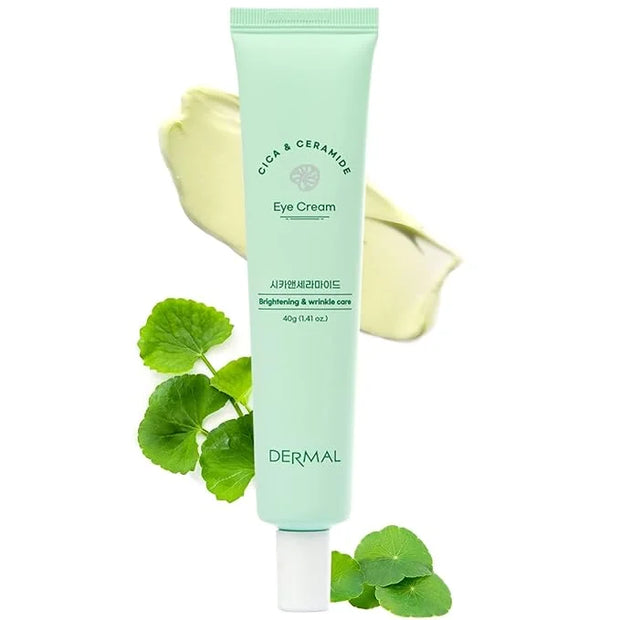 DERMAL Cicamide Nourishing & Anti-Wrinkle Eye Cream 1.41 oz - With Centella Asiatica Extracts and Ceramide to Fight Early ...