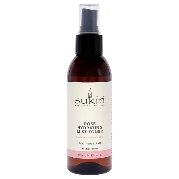 Sukin Rose Hydration Mist Toner, 4.23 Fl Oz - Product Image