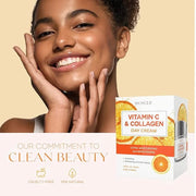 Vitamin C and Collagen Beauty Value Set - Serum, Moisturizer, Under Eye Pads & Face Sheet Masks - Product Image