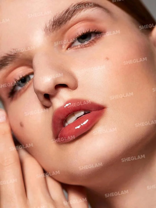 SHEGLAM Glaze Daze Lip Gloss Shiny Tinted Lip Gloss High Gloss Finish Plumping Lip Care Nourishing Not Easy to Fade Liquid...