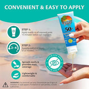 Reef Friendly Sunscreen SPF 50 Lotion, Mango Lime Scent Body Sunscreen Lotion, Rich in Anti Oxidants, Water Resistant Up t...