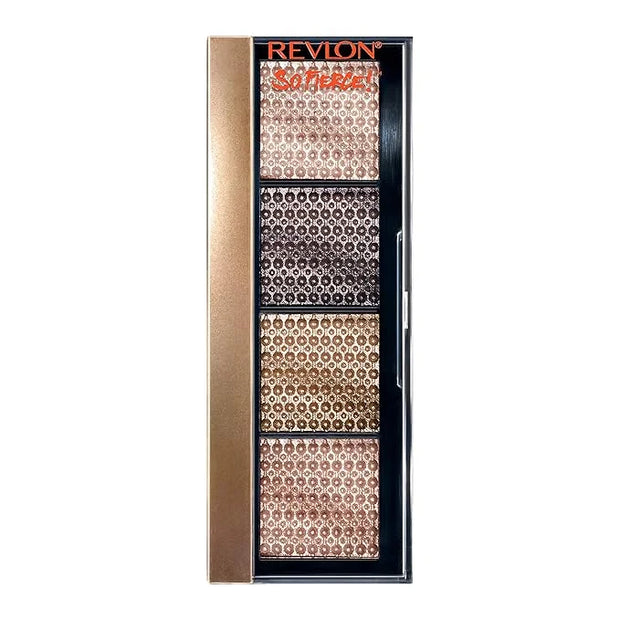 Revlon So Fierce Prismatic Eyeshadow Palette, Eye Makeup, Ultra Creamy Pigmented in Blendable Matte & Pearl Finishes, 961 ...