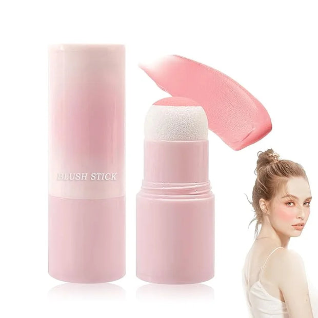 Matte Contour Blush Stick for Cheeks and Face - Buildable Shimmer Facial Blusher Shades - Blendable Cosmetic Makeup 03 - P...