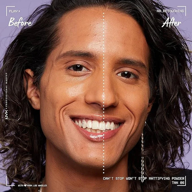 NYX PROFESSIONAL MAKEUP Can't Stop Won't Stop Mattifying Pressed Powder - Tan - Product Image