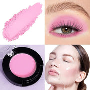 Monochrome Matte Eyeshadow Makeup Palette, Highly Pigmented Purple Pink Eyeshadow Palette, Matte Pressed Powder Eye shadow...