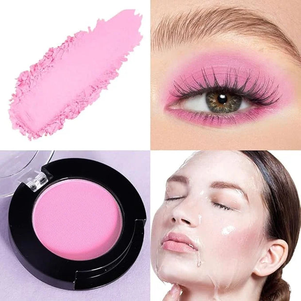 Monochrome Matte Eyeshadow Makeup Palette, Highly Pigmented Purple Pink Eyeshadow Palette, Matte Pressed Powder Eye shadow...