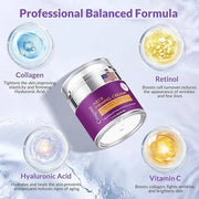 Advanced Neck Firming Cream – 3% Retinol & Hyaluronic Acid for Wrinkle Reduction, Lifting & Skin Tightening – Anti-Aging M...