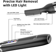 Eyebrow Trimmer and Facial Hair Remover, Rechargeable Hair Removal Women's Electric Shaver Razor for Peach Fuzz Chin Cheek...