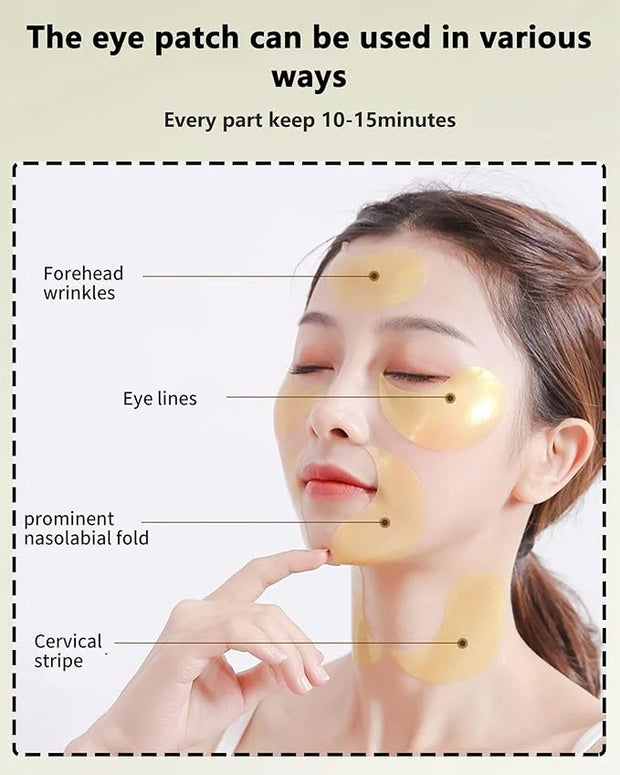 Under Eye Patches (60Pcs) - Upgraded Eye Mask Retinol & Collagen, Eye Treatment Mask, Under Eye Bag Treatment, Eye Masks f...