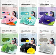 Epielle Steam Eye Mask Pack of 6 for Dry Eyes and Puffiness Helping Sleep with Melatonin Steam Moisture Self Inflate Heate...