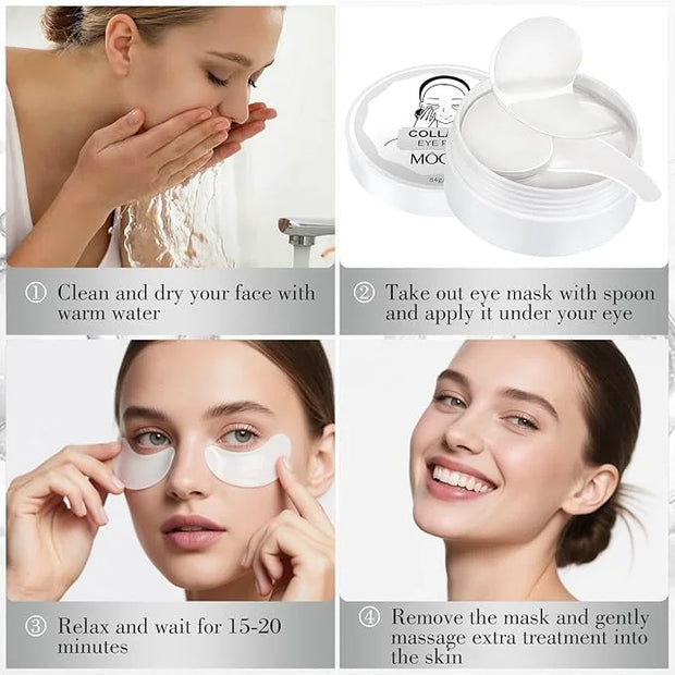 Under Eye Patch for Dark Circles and Puffy Eyes,Under Eye Masks Reduce Smooth Wrinkles and Under-eye Egg,Moisturizing Unde...