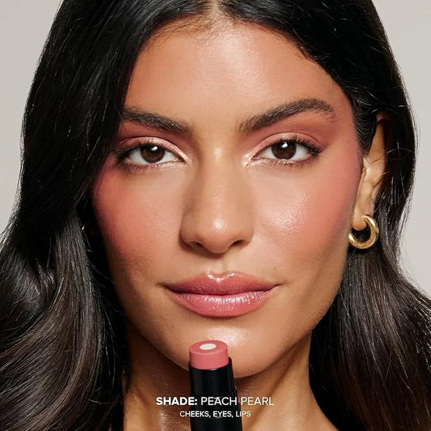 Nudies Matte + Glow Core All Over Face Blush Color - Peach Pearl - Product Image