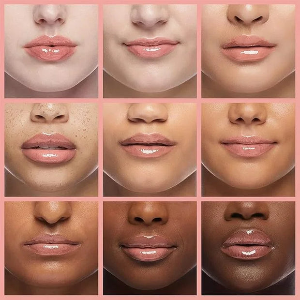 2PCS Hydrating Lip Glow Oil, Lip Oil Gloss Transparent Toot Tinted Nourishing Long Lasting Repairing Lightening Lip Lines ...