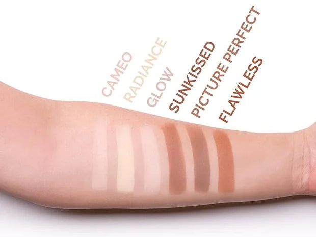 Aesthetica Cosmetics Contour and Highlighting Powder Foundation Palette/Contouring