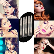 12 Pack 3 ml Transparent Twist Pens, Empty Nail Oil Pen with Brush Tip, Cosmetic Lip Gloss Container Applicators Eyelash G...