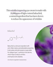 Bakuchiol Retinol Eye Cream 0.7 fl.oz (20g) | Eye Cream for Dark Circles, Puffiness & Wrinkles - Product Image