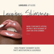 Runway Rogue LuxGloss Lip Gloss, High-Pigment Shimmery Rose-Gold Lip Gloss, ‘Fashion Week’ - Product Image