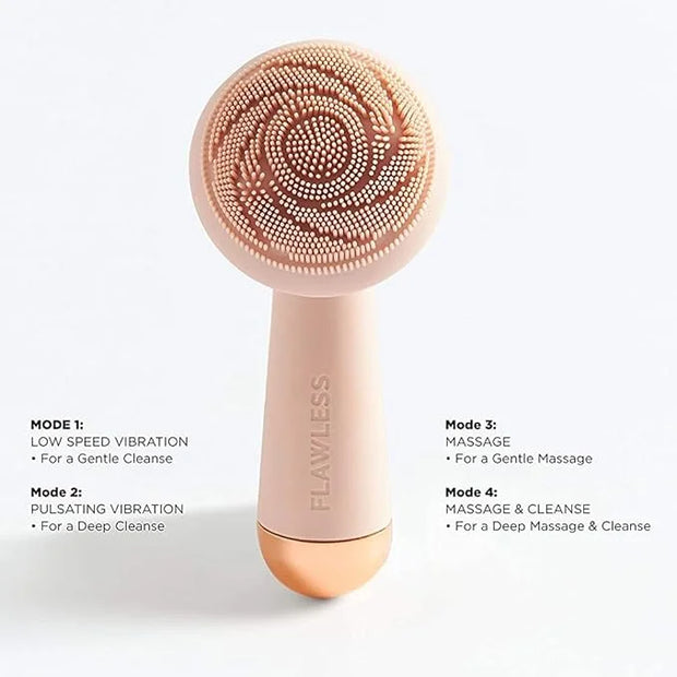 Finishing Touch Flawless Cleanse Silicone Face Scrubber and Cleanser, 1 count - Product Image