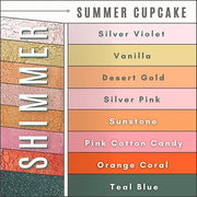 Summer Cupcake Mineral Eye Shadow Pallet, Organic Makeup