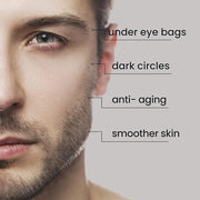 Man Skin Eye Cream for Men - Restore & Defend Anti Aging Eye Cream with Peptides, Avocado Oil and Rice Proteins - Product ...