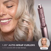 Shark FlexFusion Hair Straightener & Powerful Hair Dryer with Fusion Hair Brush, Ceramic Air Styler with Auto-Wrap Hair Cu...