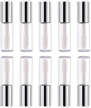 45Pcs Reusable Lipstick Bottle, 1.2 ML Lip Gloss Tube Empty Lip Gloss Tubes Container Clear Mini Empty Lip Balm Bottles Ha...