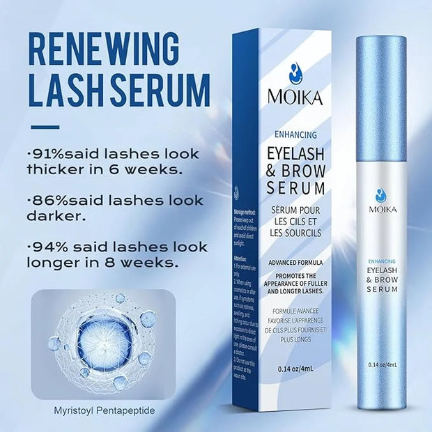 Enhancing Eyelash & Brow Serum, Advanced Formula for Fuller Lashes, 0.14 oz - Product Image